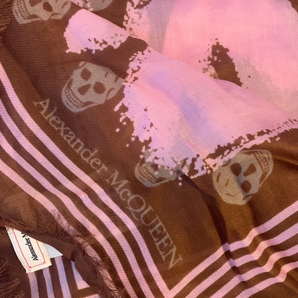 Alexander McQueen Graffiti Biker Scarf - Picture 8 of 10